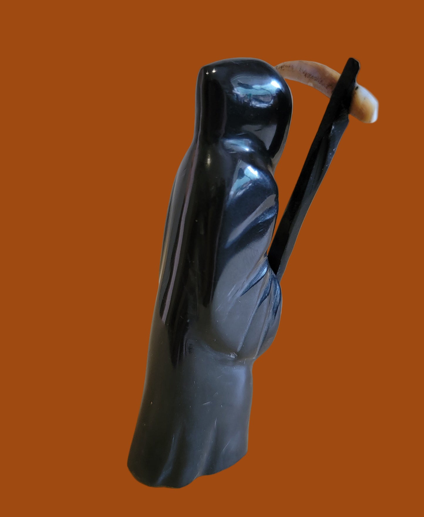 Grim Reaper w/Scythe Spooky Zuni Fetish