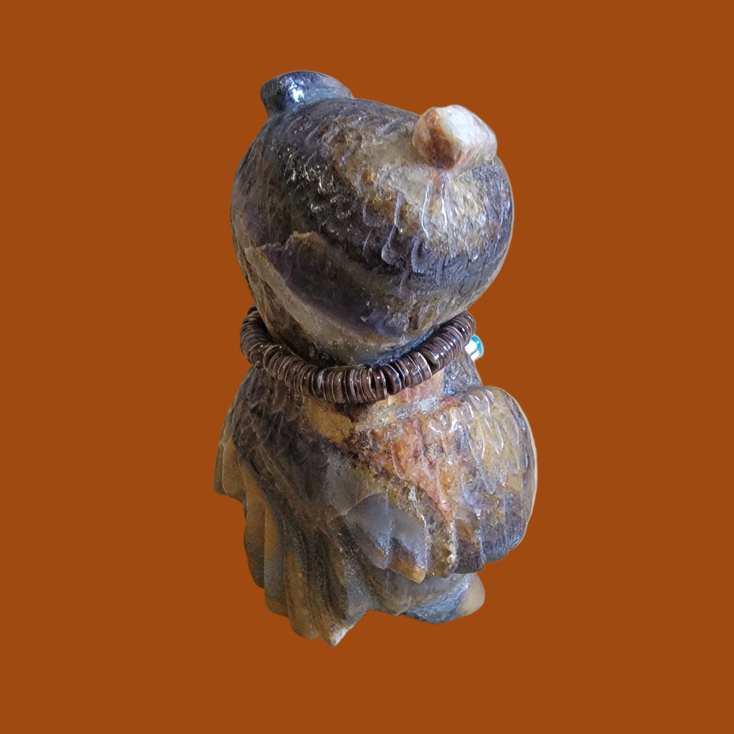 Owl Decked Out for Halloween Zuni Fetish