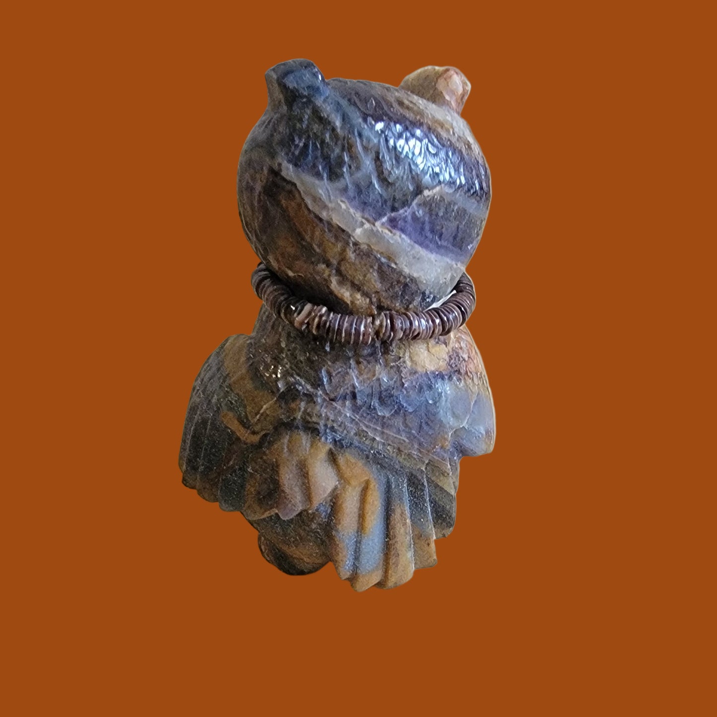Owl Decked Out for Halloween Zuni Fetish