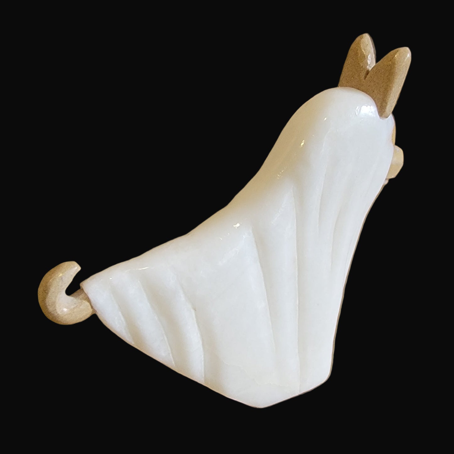 Halloween Ghost Dog/ Pup in Sheet Costume Zuni Fetish
