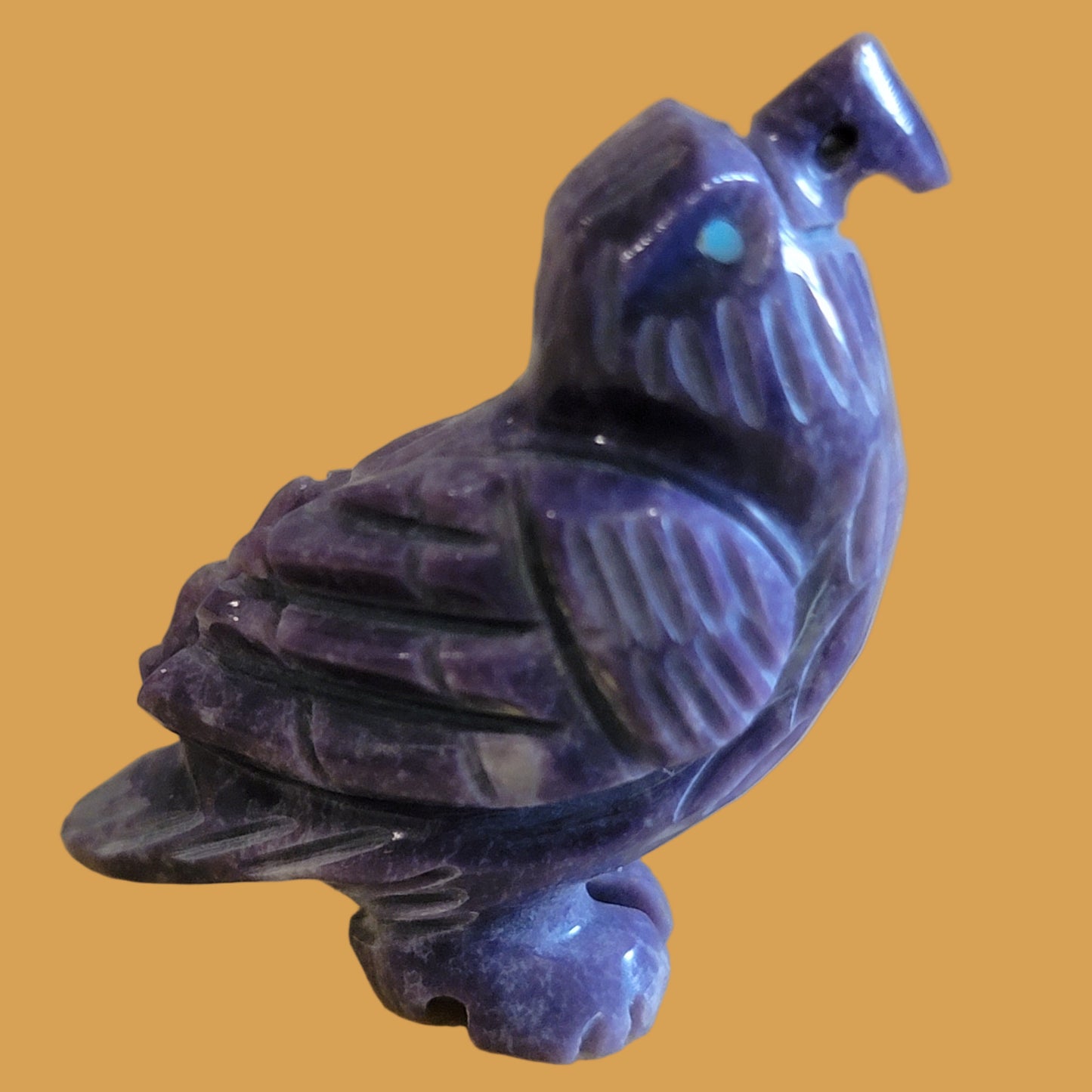 Purple Violite Navajo Eagle Zuni Fetish