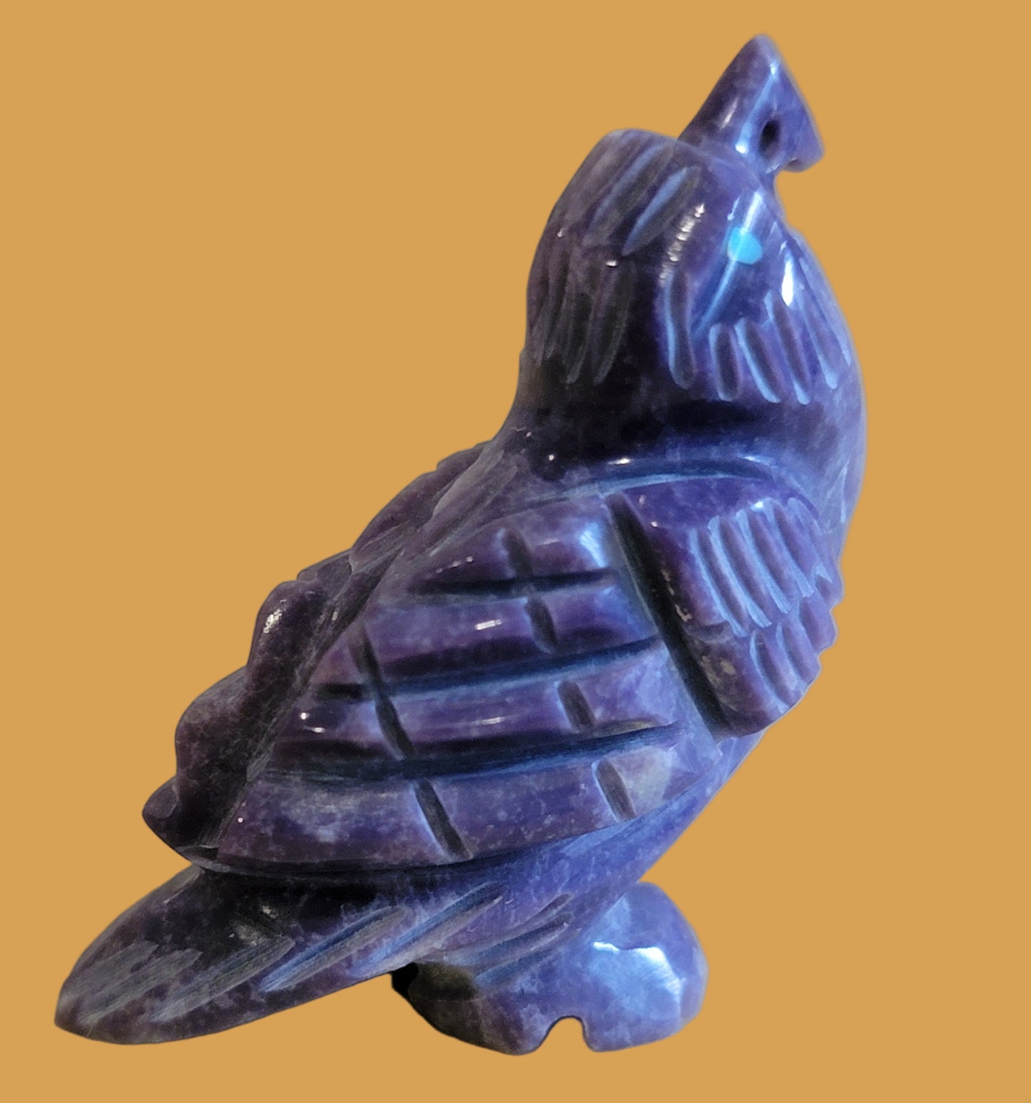 Purple Violite Navajo Eagle Zuni Fetish