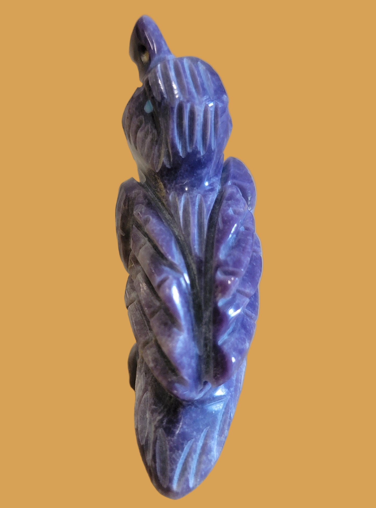 Purple Violite Navajo Eagle Zuni Fetish