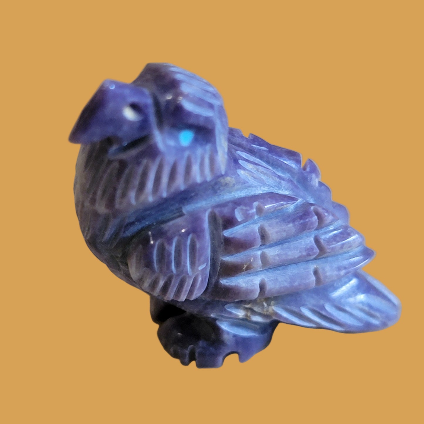 Purple Violite Navajo Eagle Zuni Fetish