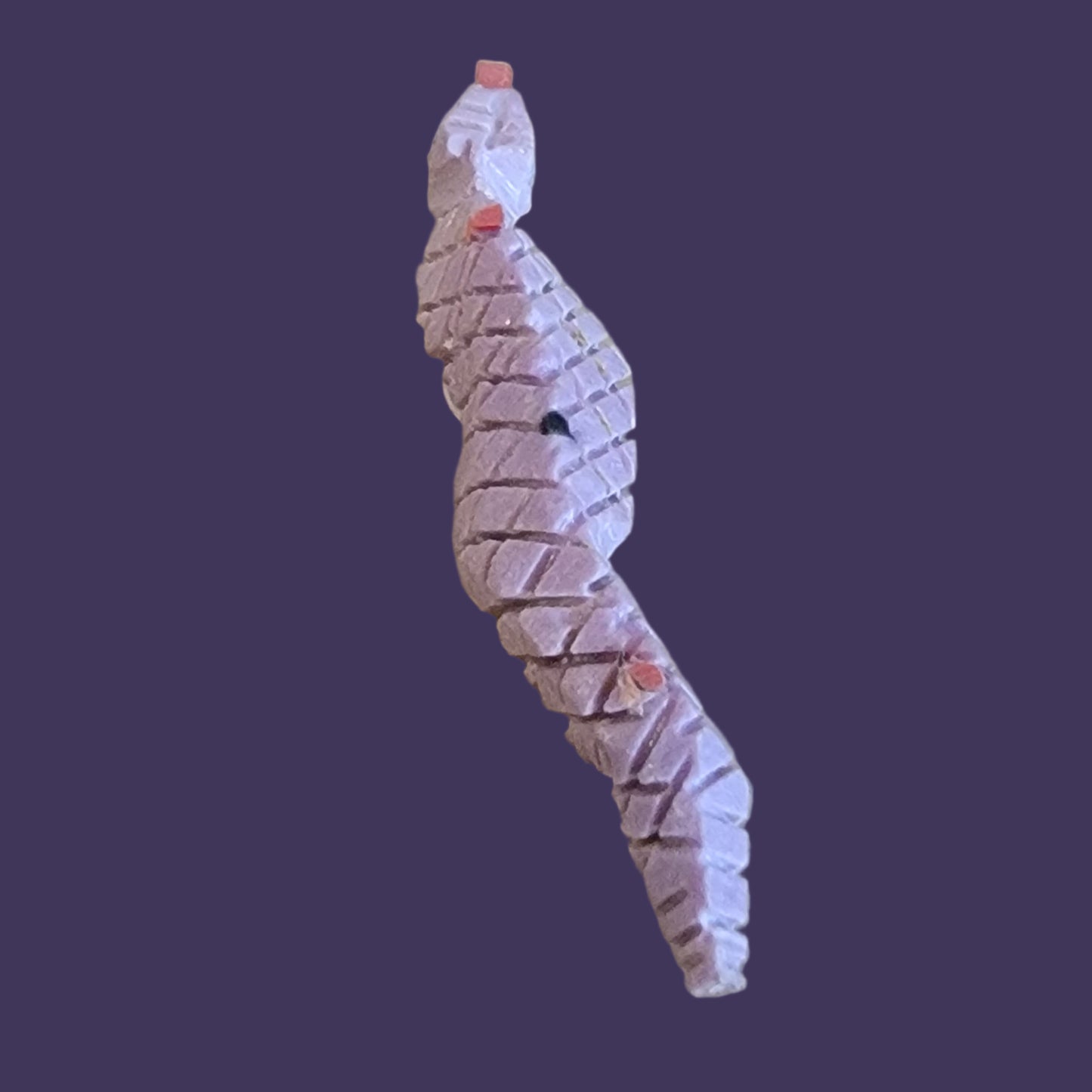 Slithering Purple Snake Zuni Fetish