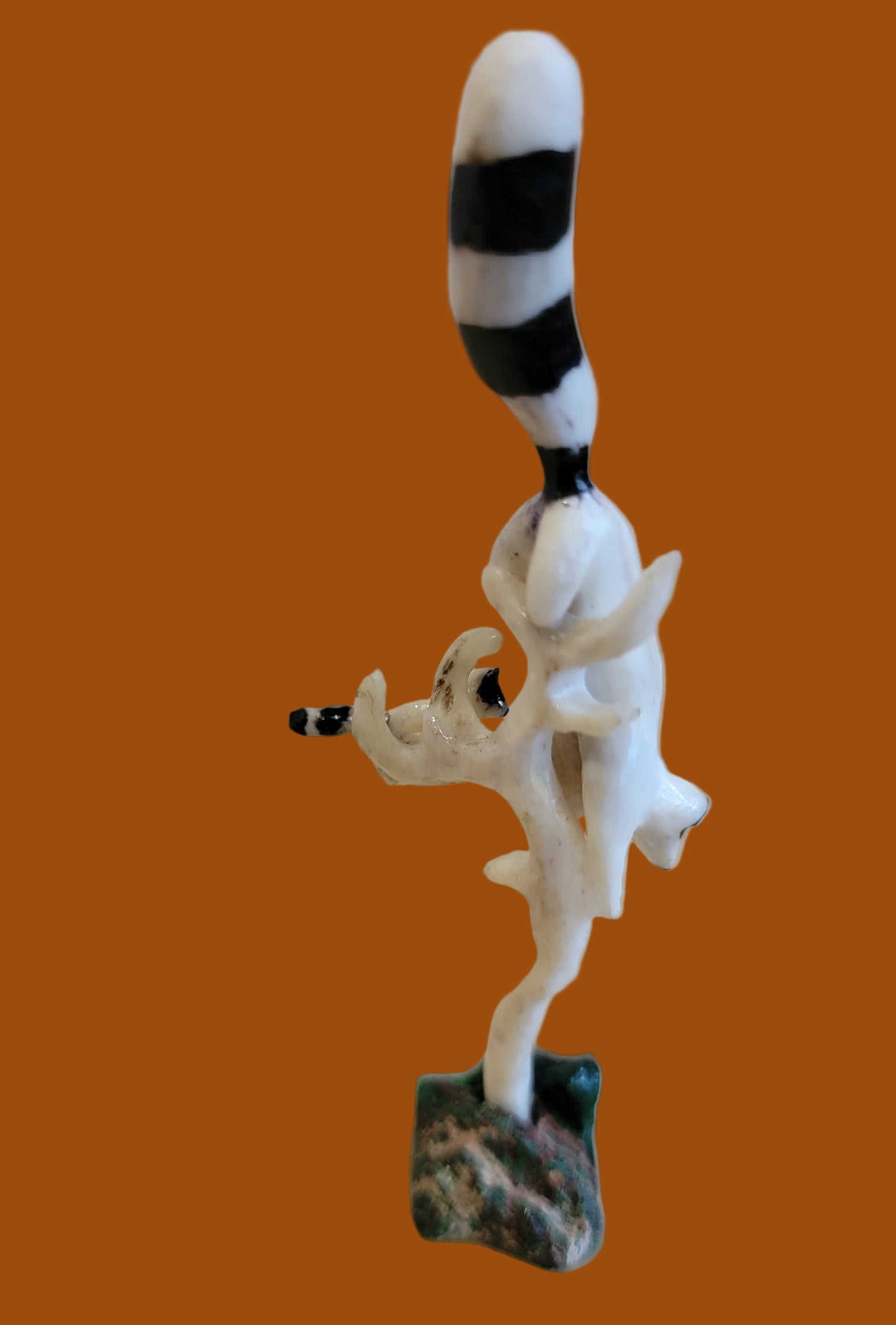 Playful Antler Raccoons Zuni Fetish