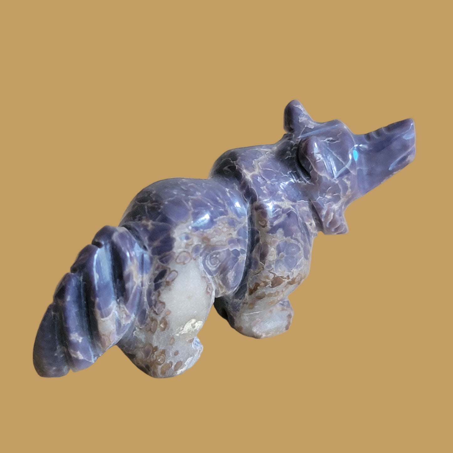 Purple Violite Navajo Wolf Zuni Fetish