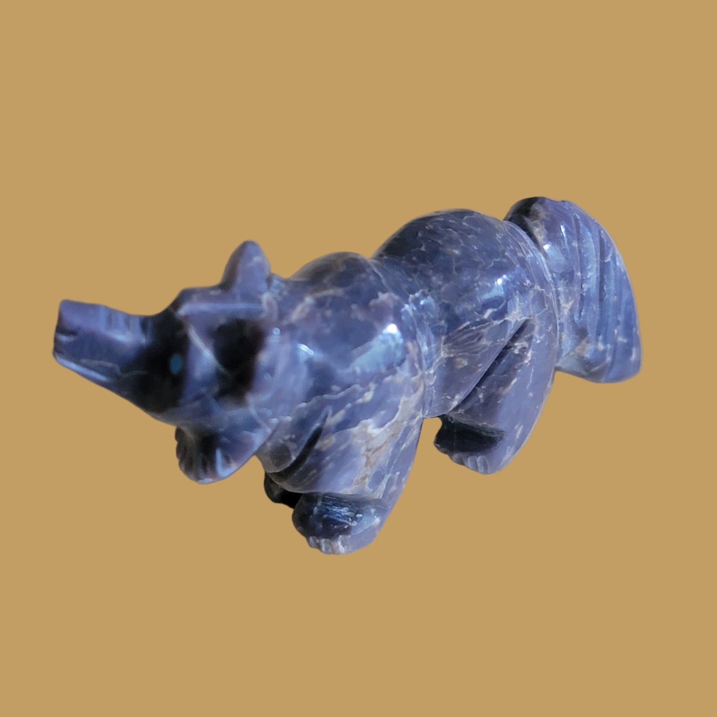 Purple Violite Navajo Wolf Zuni Fetish