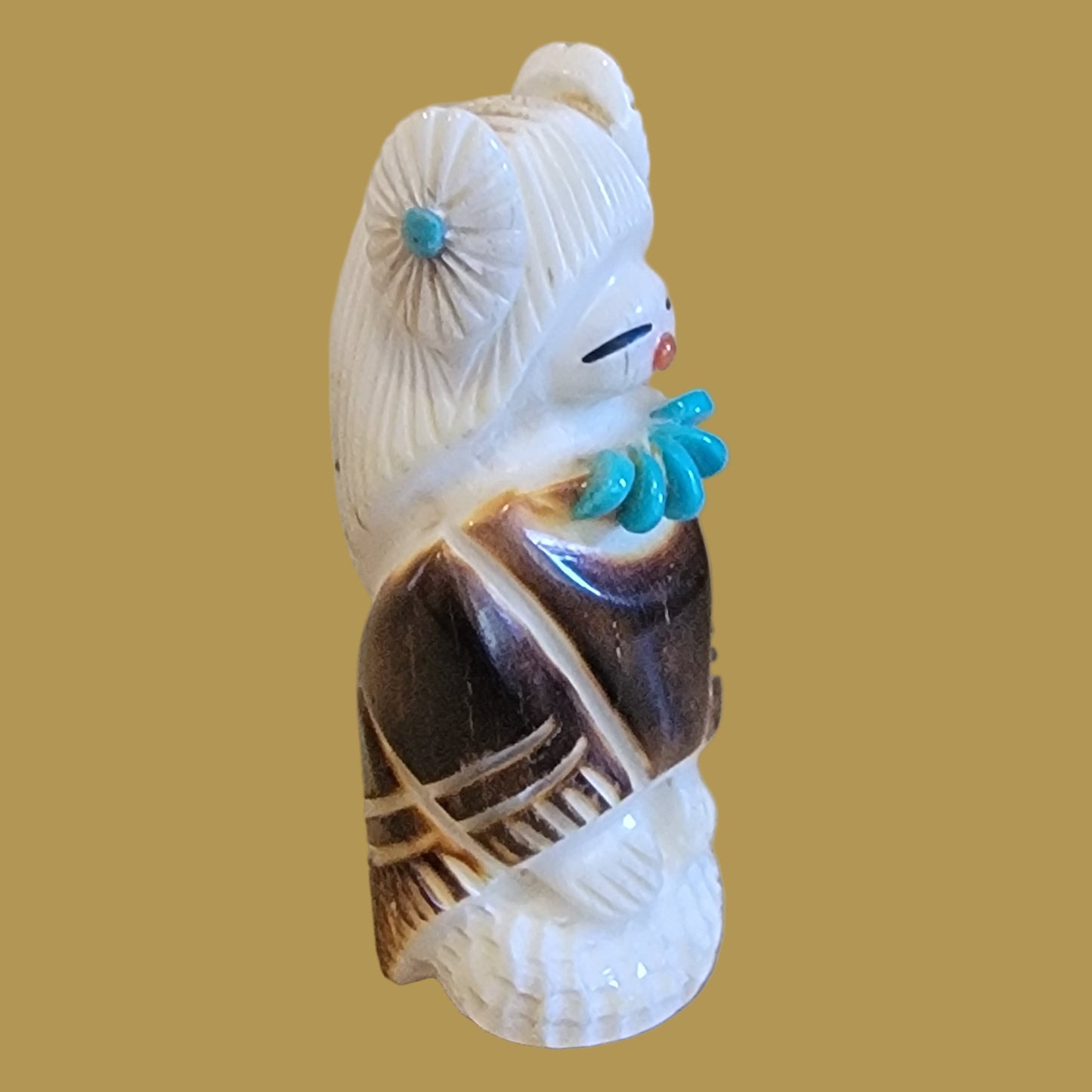 Bunished Antler Butterfly Zuni Maiden Zuni Fetish