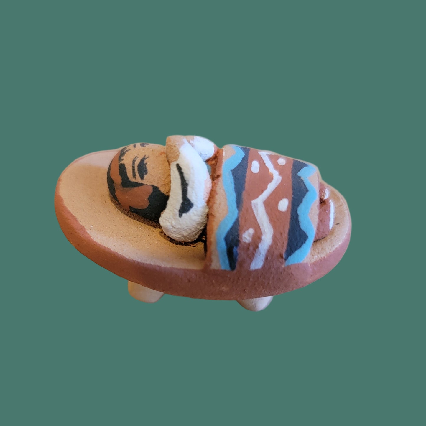 Beautiful Jemez Pueblo Pottery 3 Piece Nativity Set Pueblo Pottery