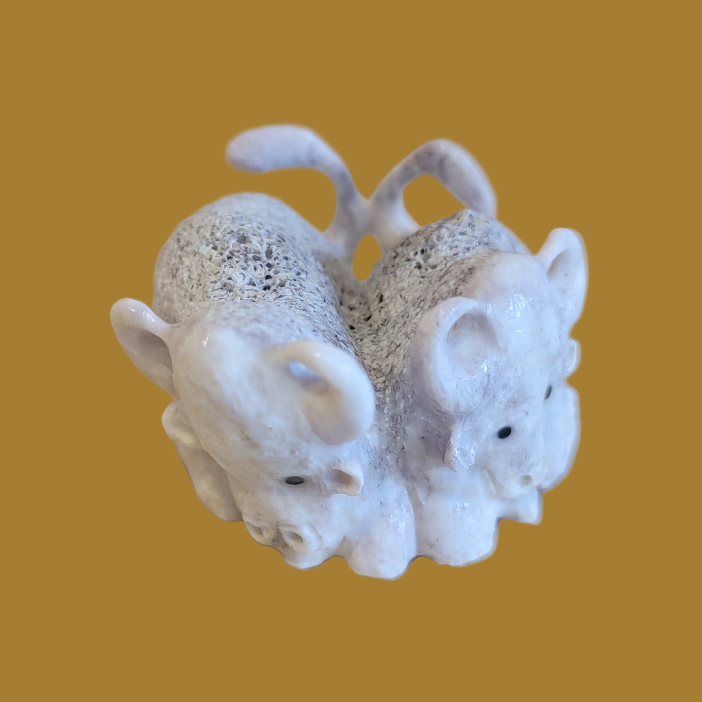 Double Antler Bison/Buffalo Zuni Fetish