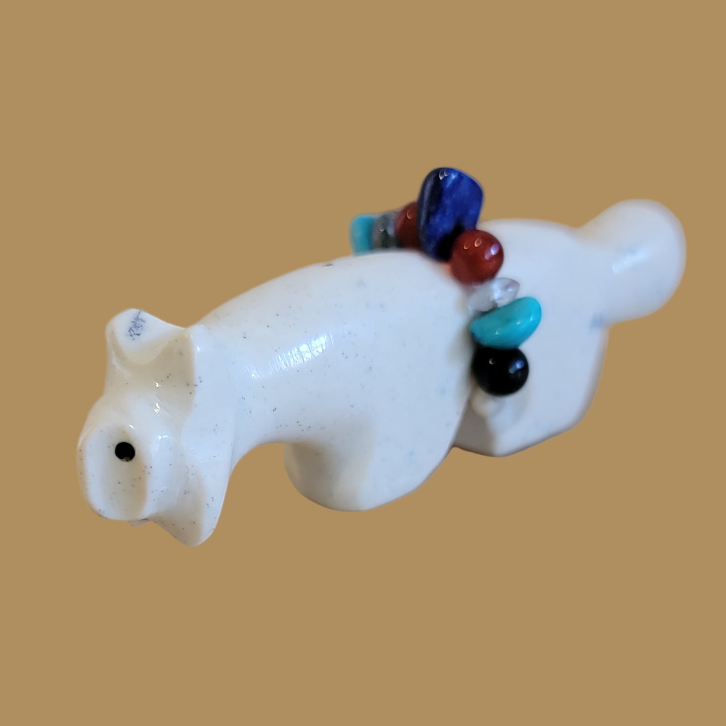 Clairvoyant Bobcat w/ Fancy Bundle Zuni Fetish