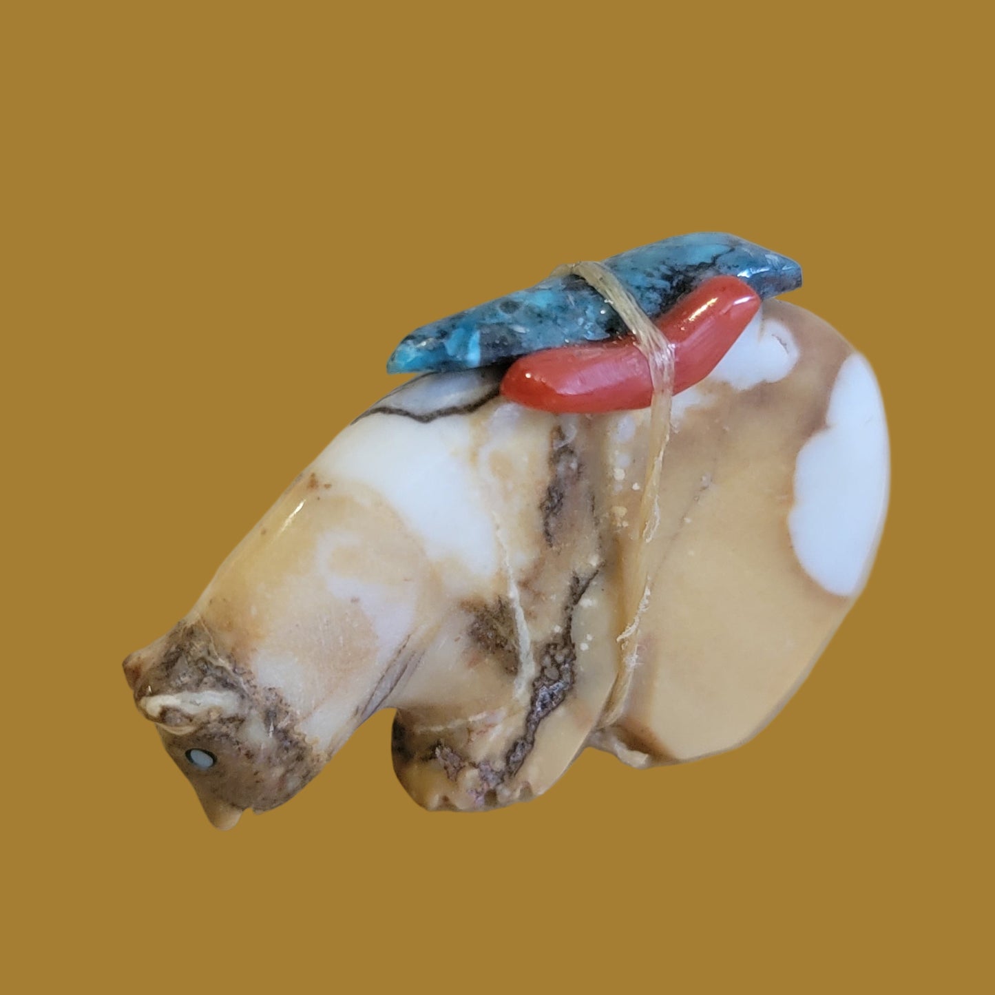 Tijillite Bear w/Pack Zuni Fetish