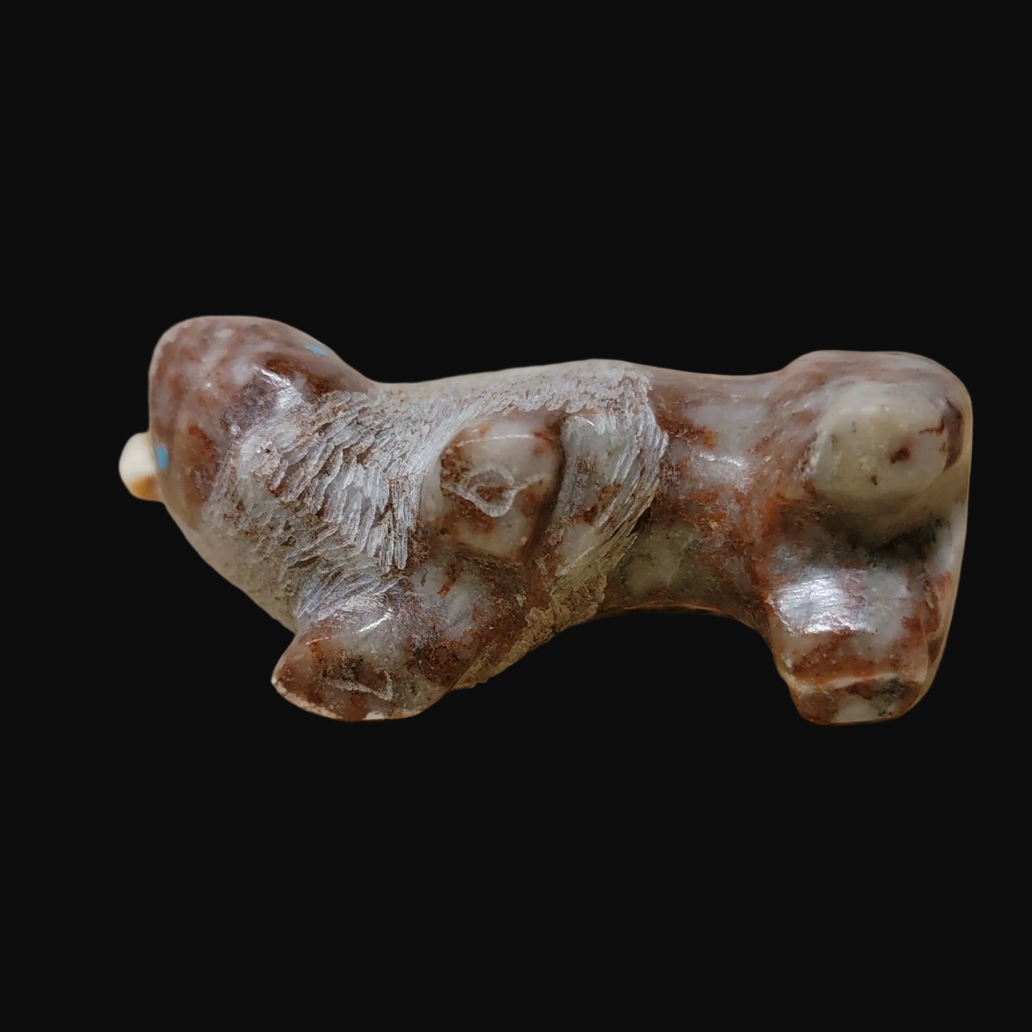 Unique Lynn Quam Onyx Bison/ Buffalo Zuni Fetish