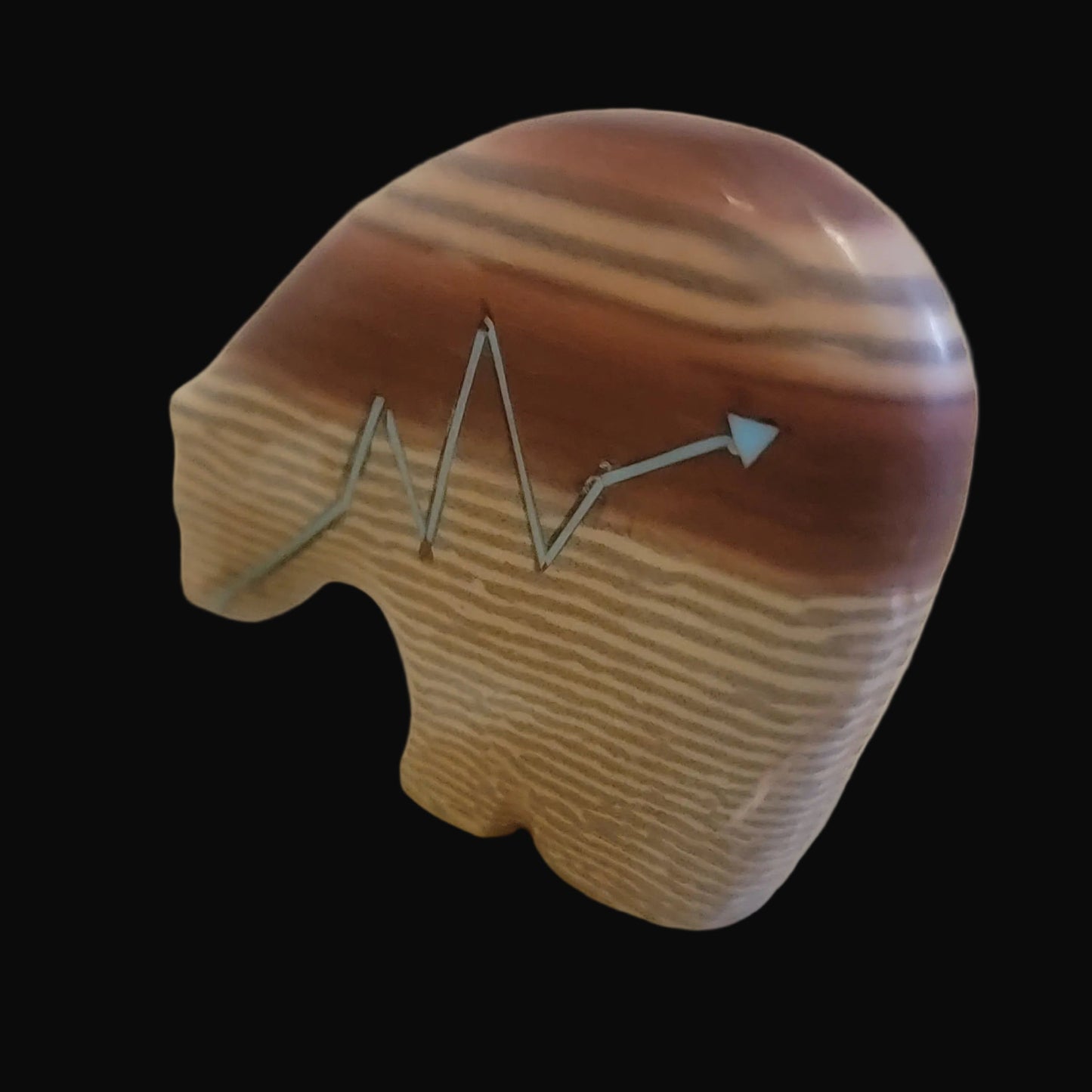 Ryolite Zuni Fetish Medicine Bear