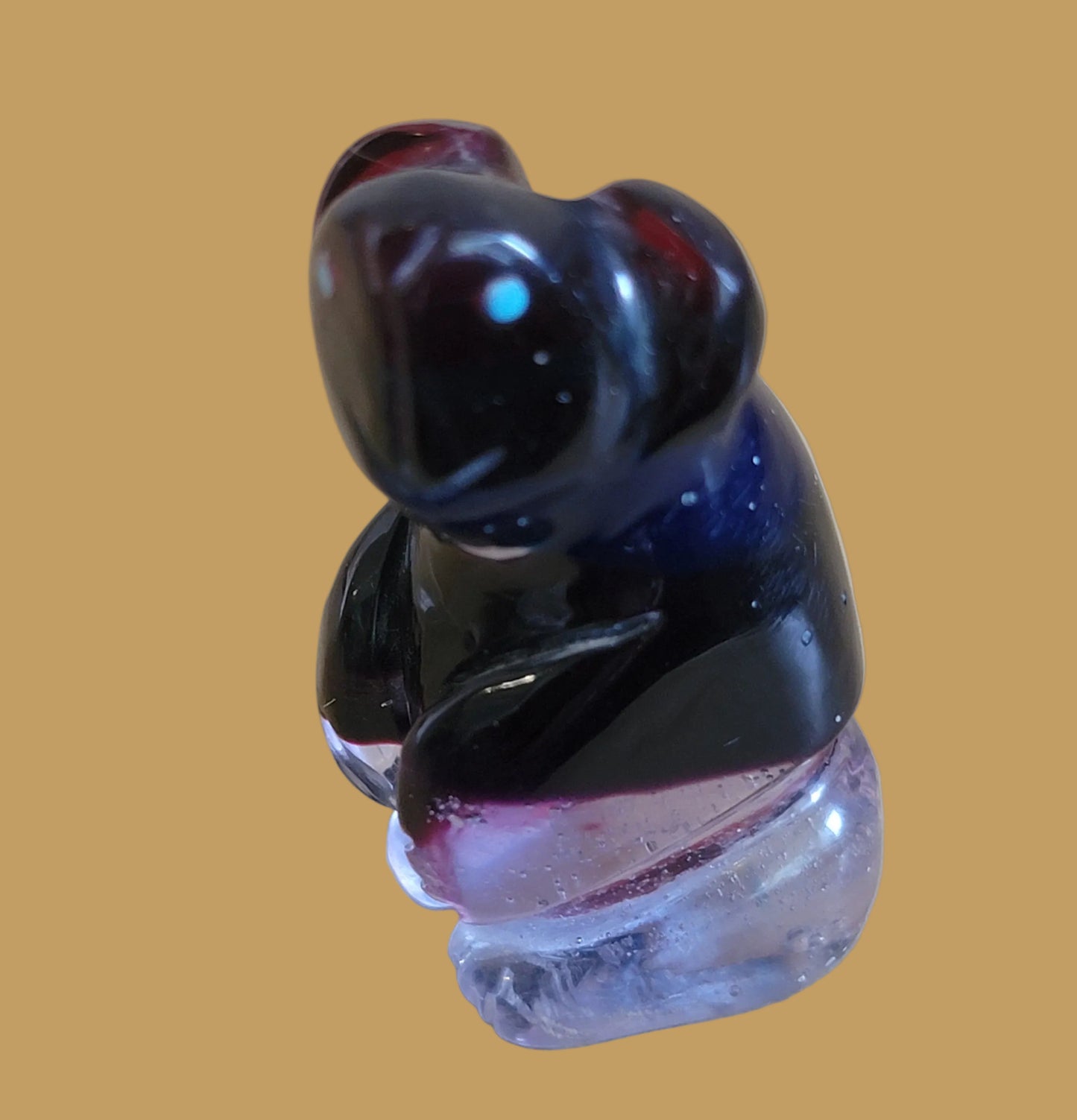 Standing Surfite Sweet Bear Zuni Fetish