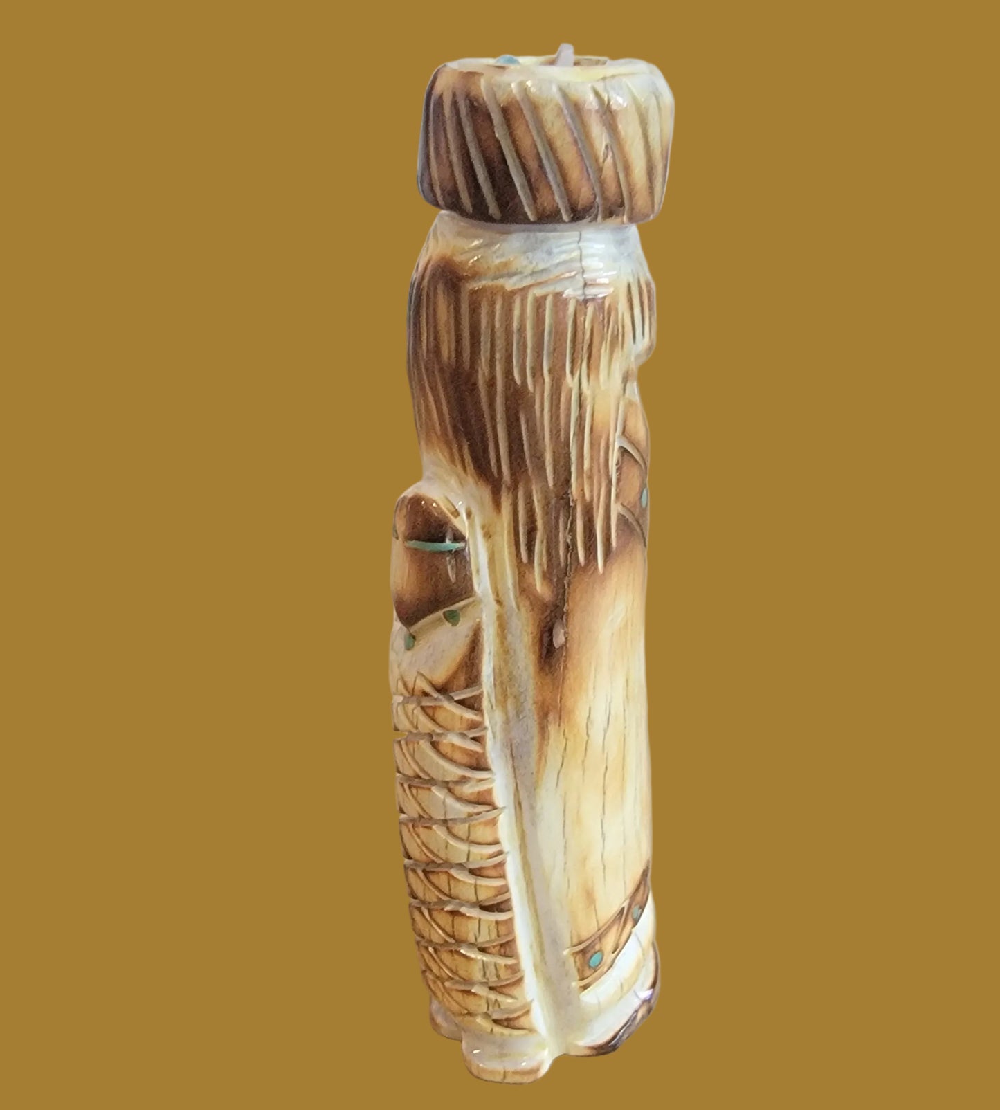 Antler Olla Maiden w/ Papoose Zuni Fetish