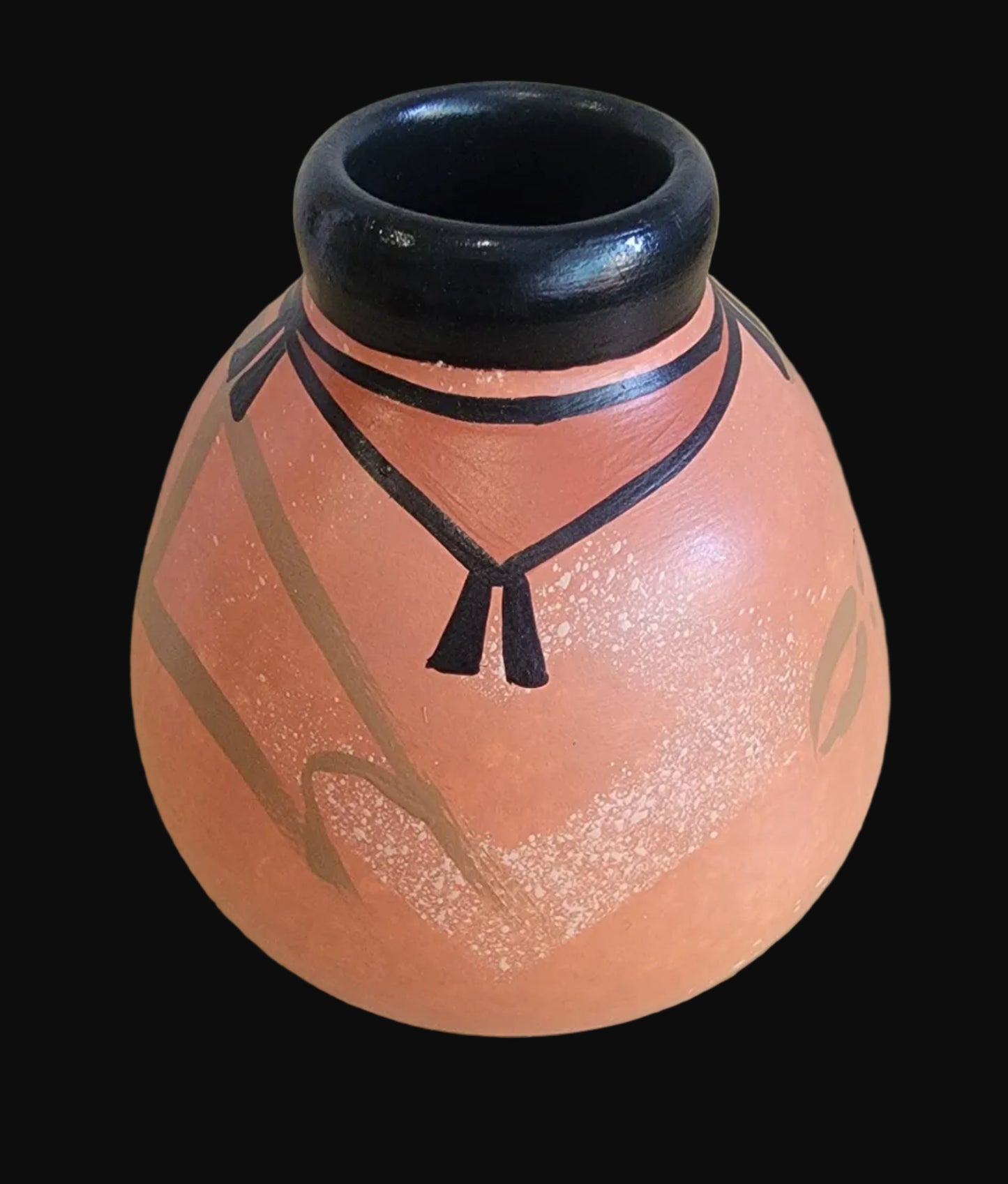 Cochiti/Laguna Rock Art Pueblo Pottery Vase