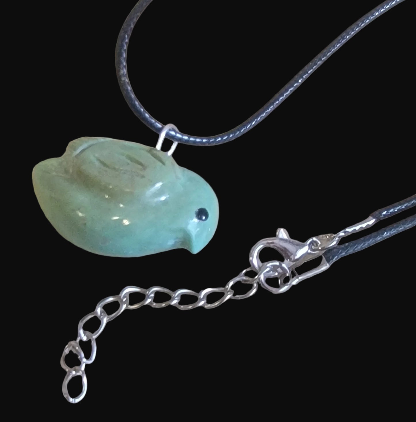 Campo Frio Turquoise Messenger Bird Zuni Fetish Pendant