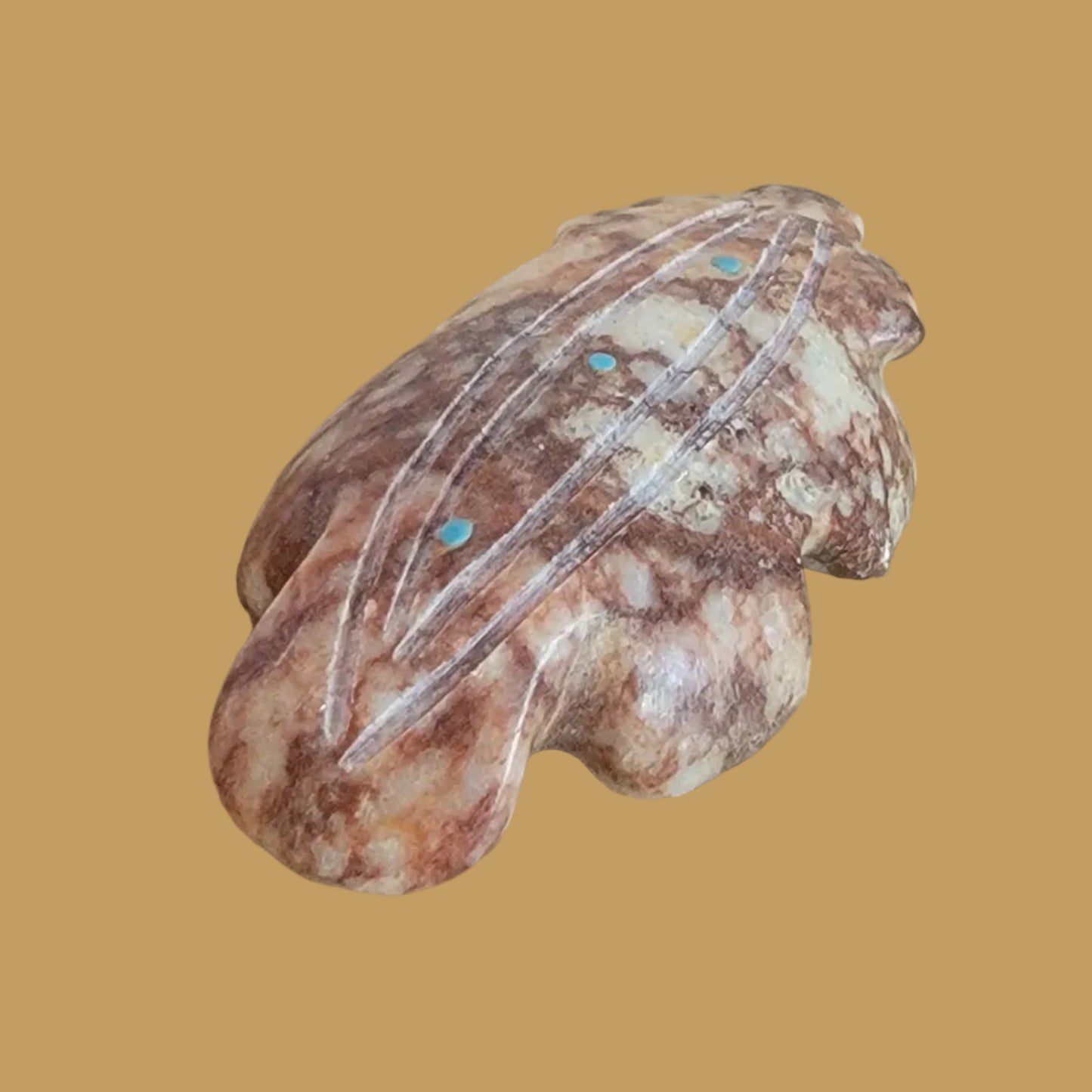Red Vein Jasper Zuni Fetish Badger Zuni Fetish
