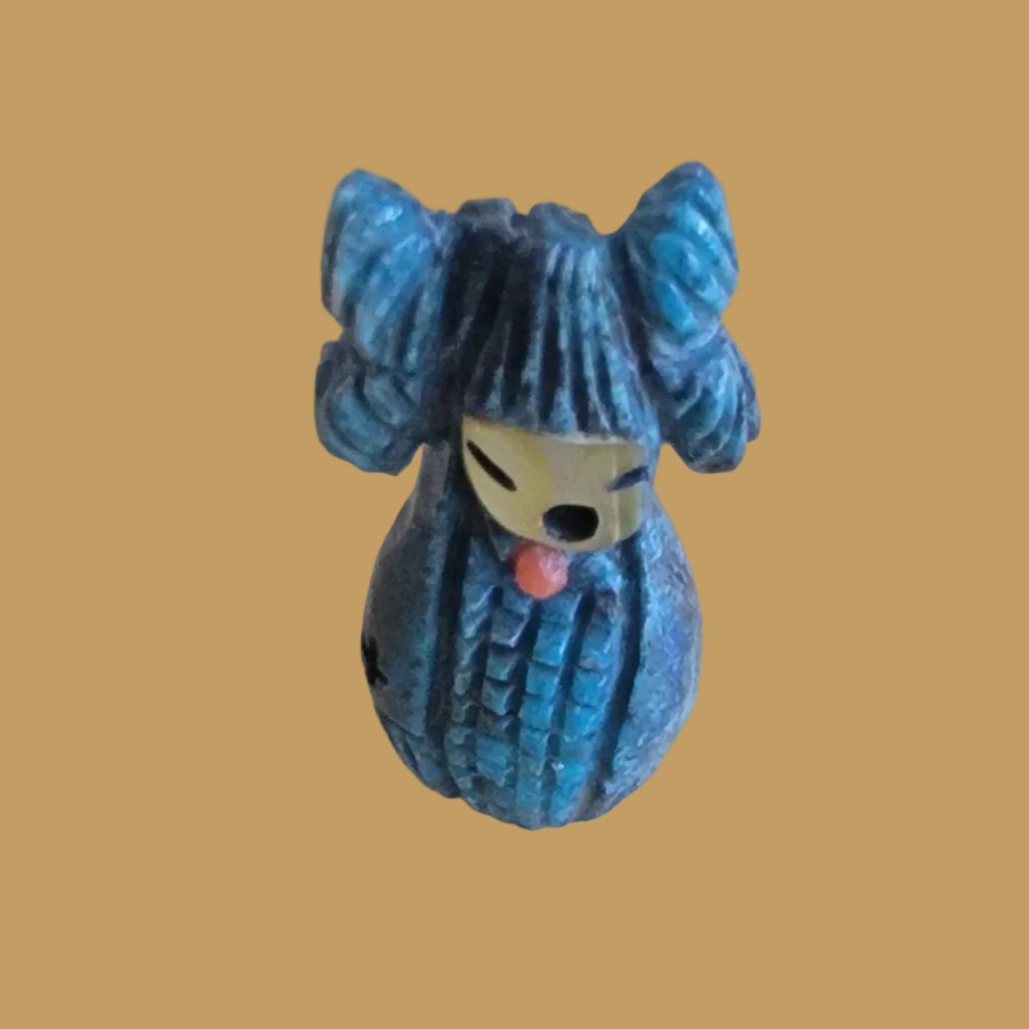 Turquoise Hopi Style Butterfly Corn Maiden Zuni Fetish
