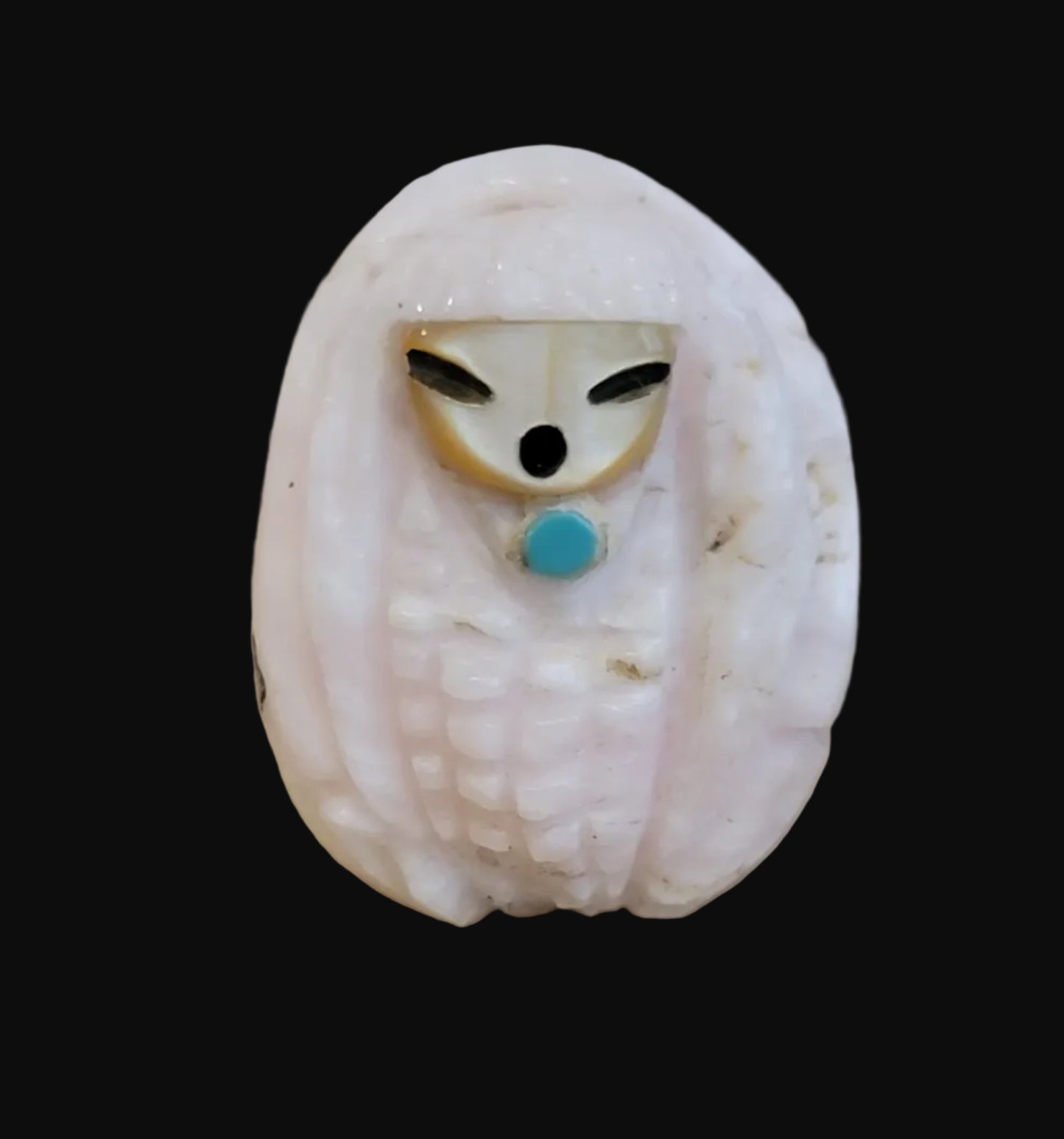 Pink Mangano Zuni Corn Maiden Zuni Fetish
