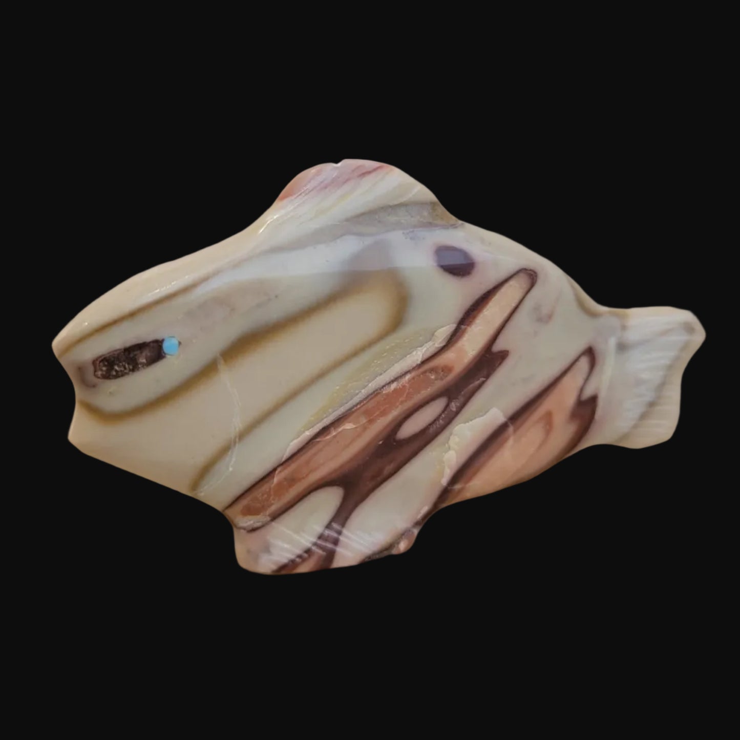 Mookiate Jasper Fish Zuni Fetish