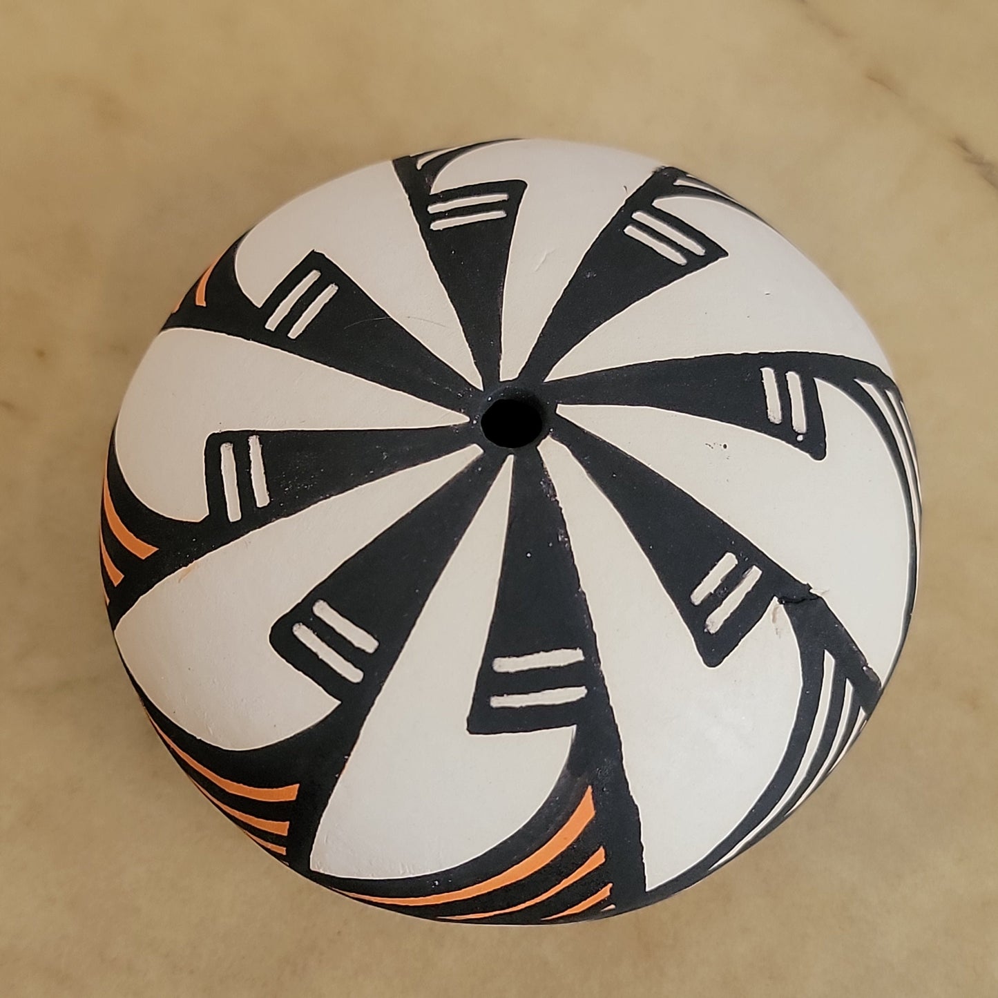 Acoma Potter Mary Antonio Pueblo Pottery Seedbowl