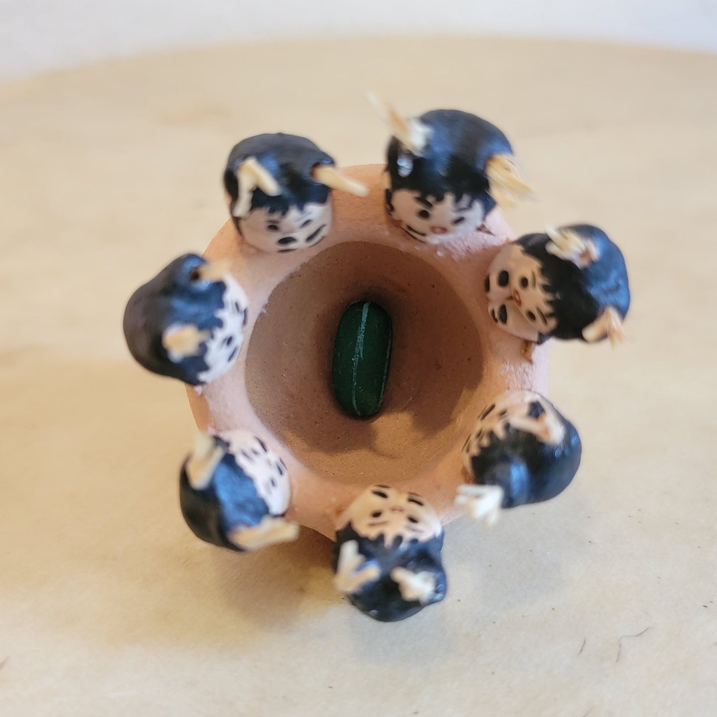 Anita Cajero Jemez Pueblo Hano Clown Kids Friendship Bowl Pueblo Pottery