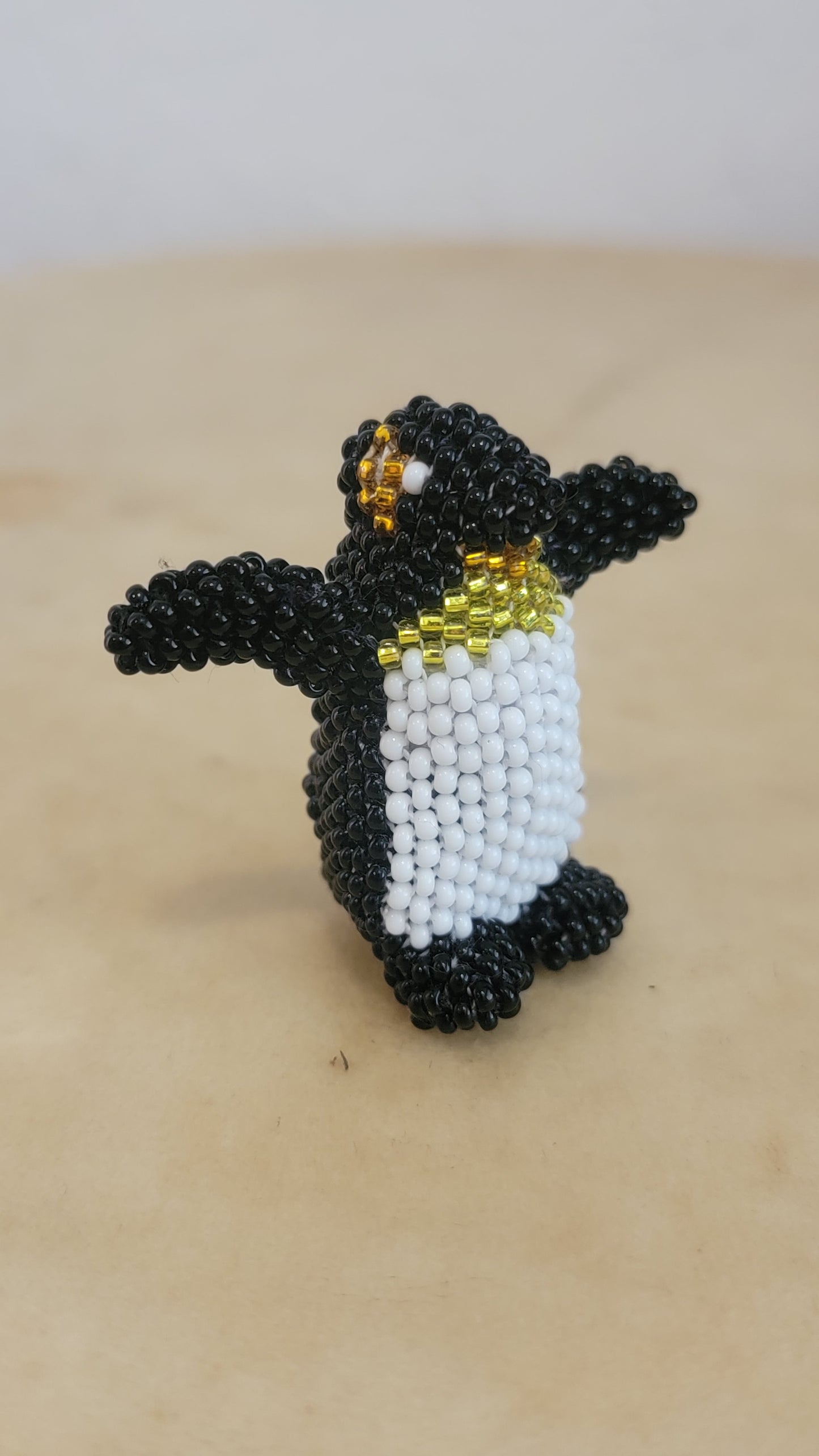 Fully Beaded Zuni Penguin Indian Beadwork