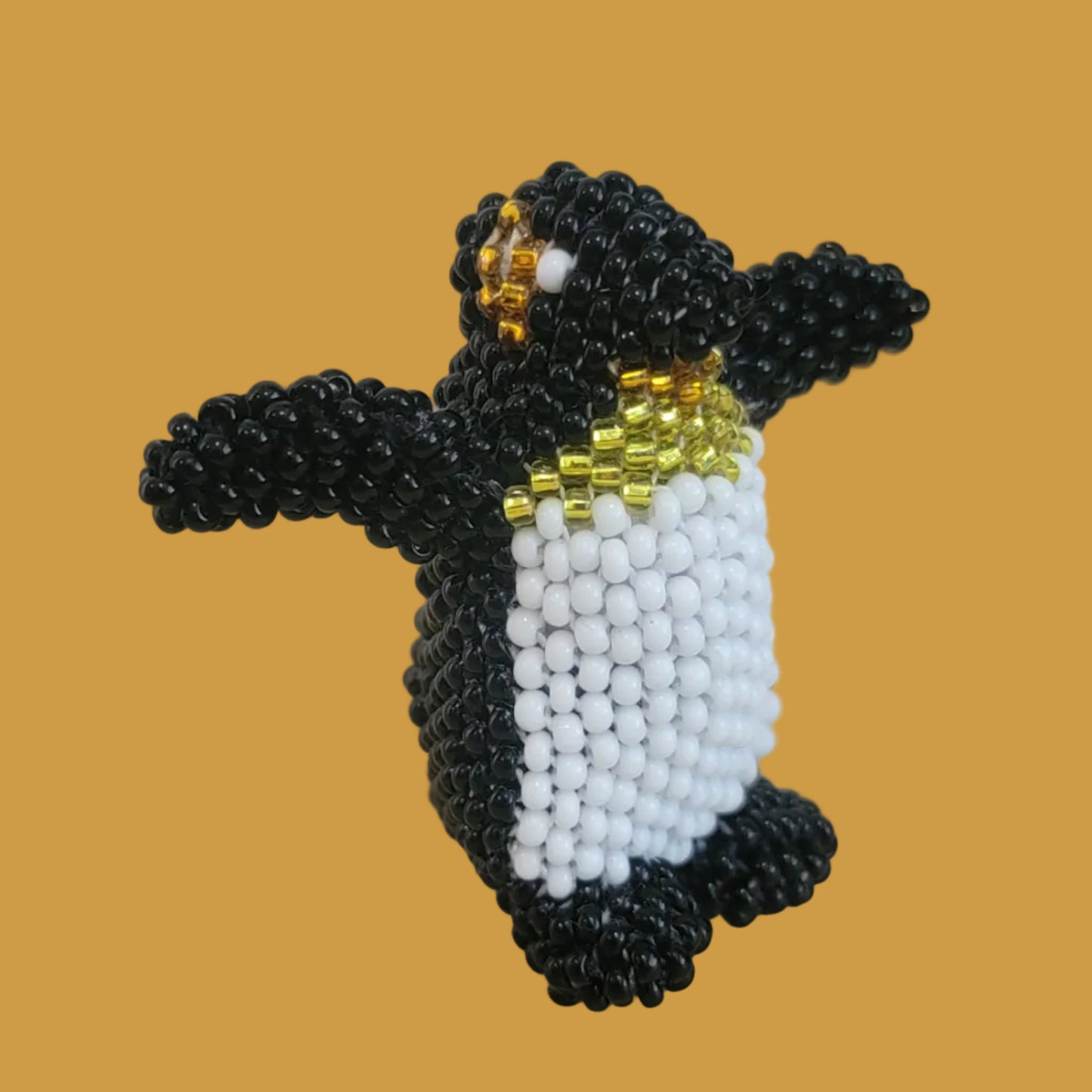 Fully Beaded Zuni Tuxedo Penguin Indian Beadwork