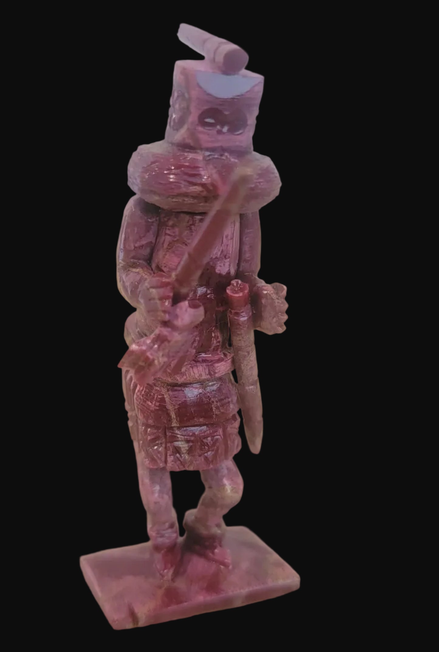 Bamboo Coral Zuni Whipper Kachina Zuni Fetish