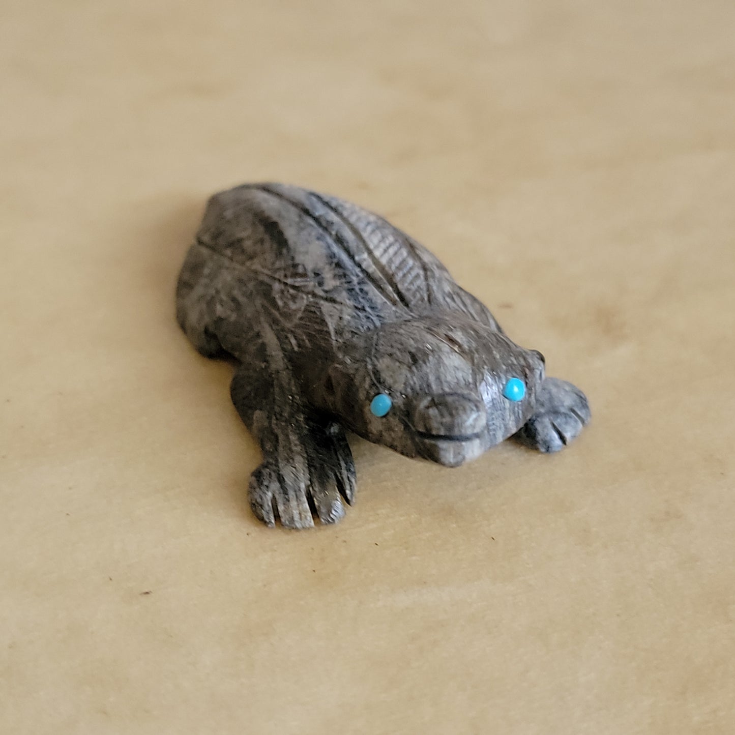Picasso Marble Zuni Fetish Badger