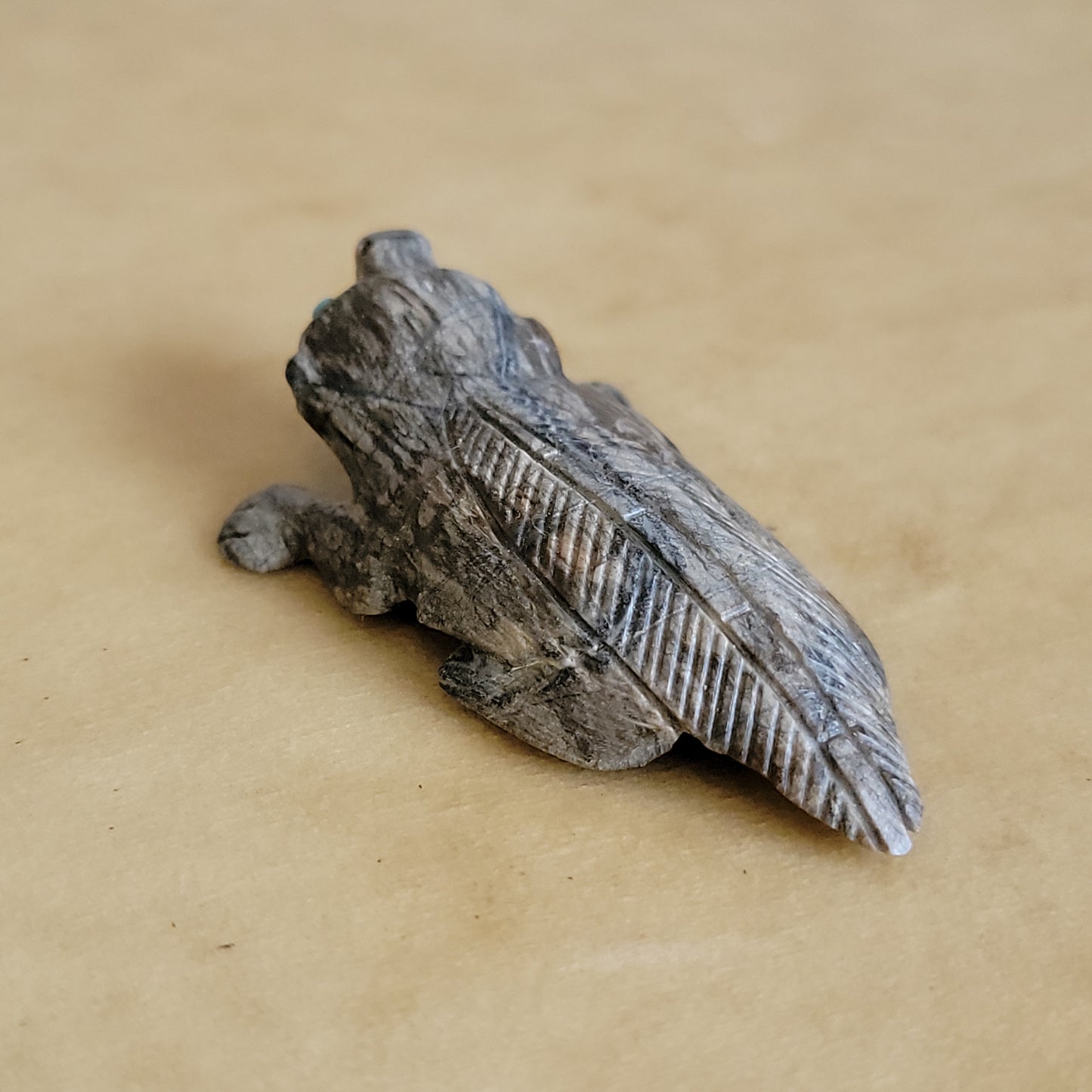 Picasso Marble Zuni Fetish Badger