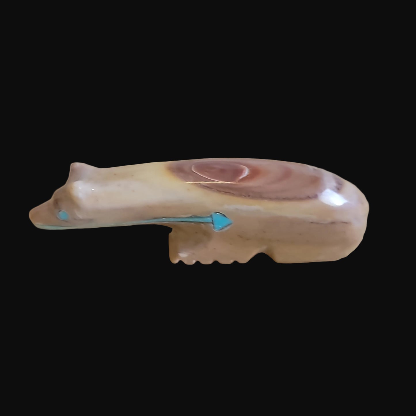 Long Necked Dolomite Zuni Fetish Bear
