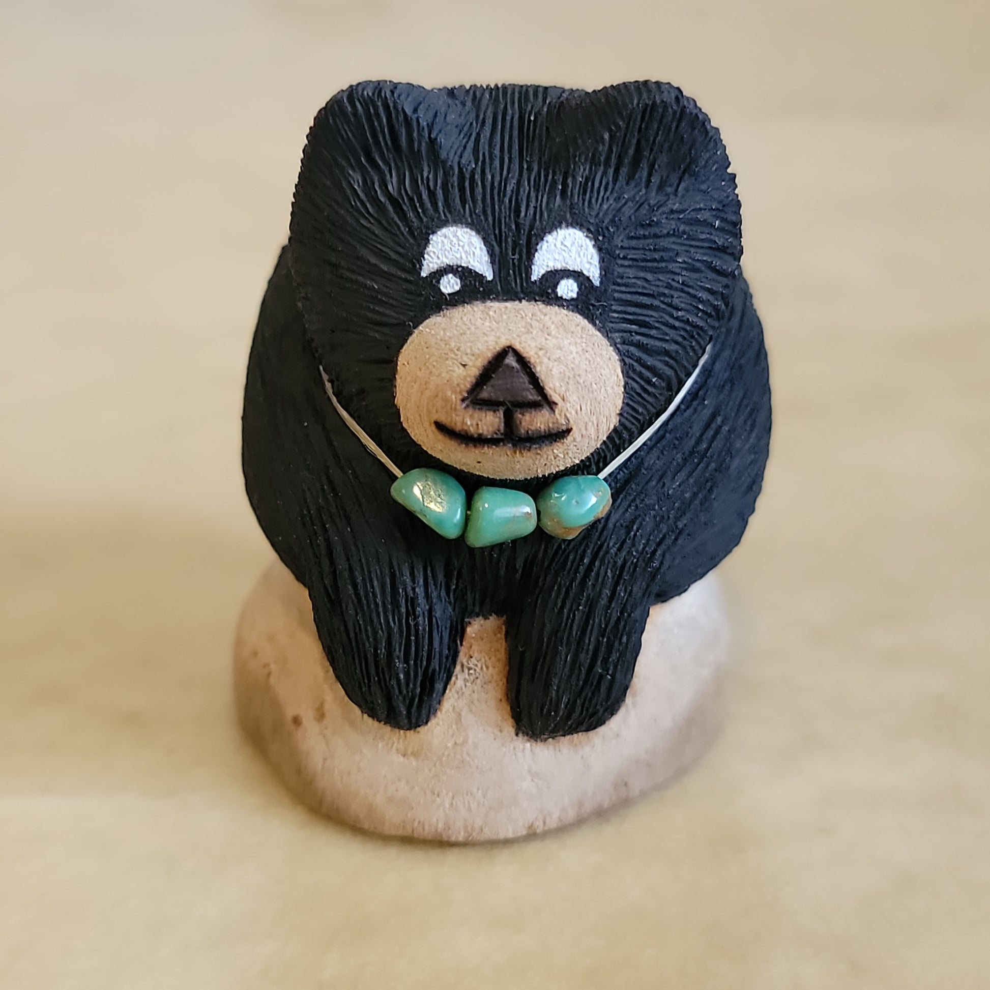 Elise Westika Cottonwood Root Bear Zuni Fetish/ Folk Art