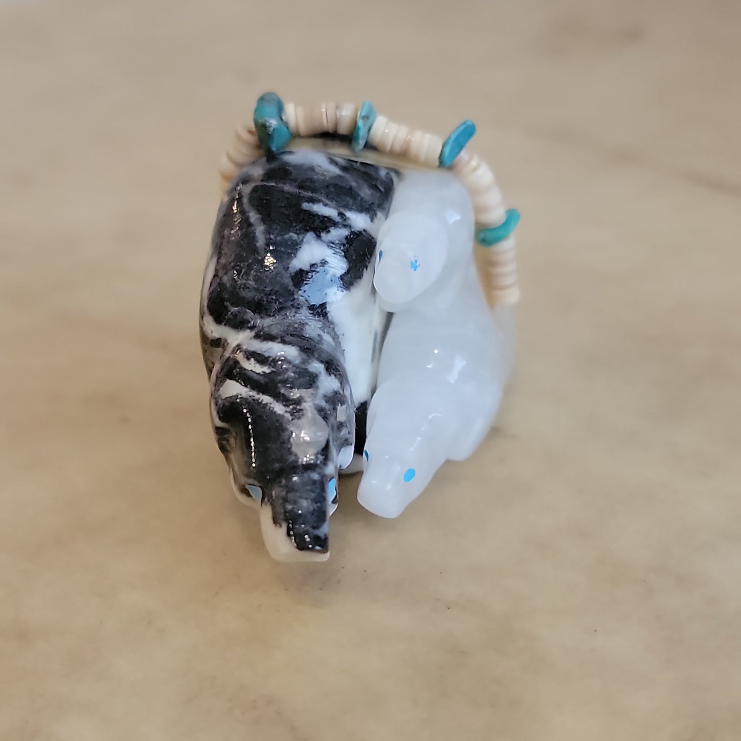 Ed Lementino Triple Zuni Fetish Bears