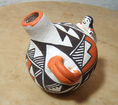 Joyce Leno Acoma Pueblo Pottery Canteen