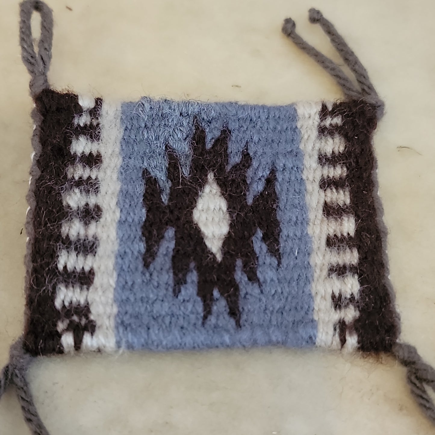 Nancy Johnson Mini Navajo Wool Rug/ Perfect for Fetish Display