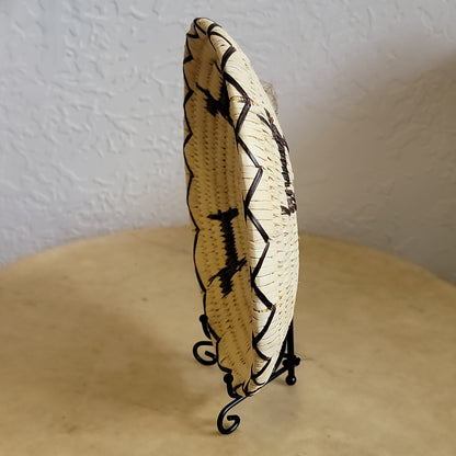 Papago/ Tohono O'Odham Dog Pattern Indian Basket