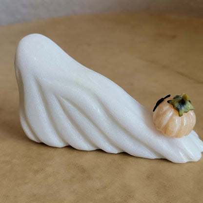 Ghost w/ Pumpkin Zuni Fetish