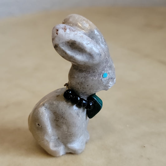 Andres Lementino Marble Bunny Rabbit Zuni Fetish