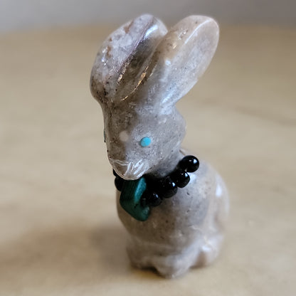 Marble Bunny Rabbit Zuni Fetish