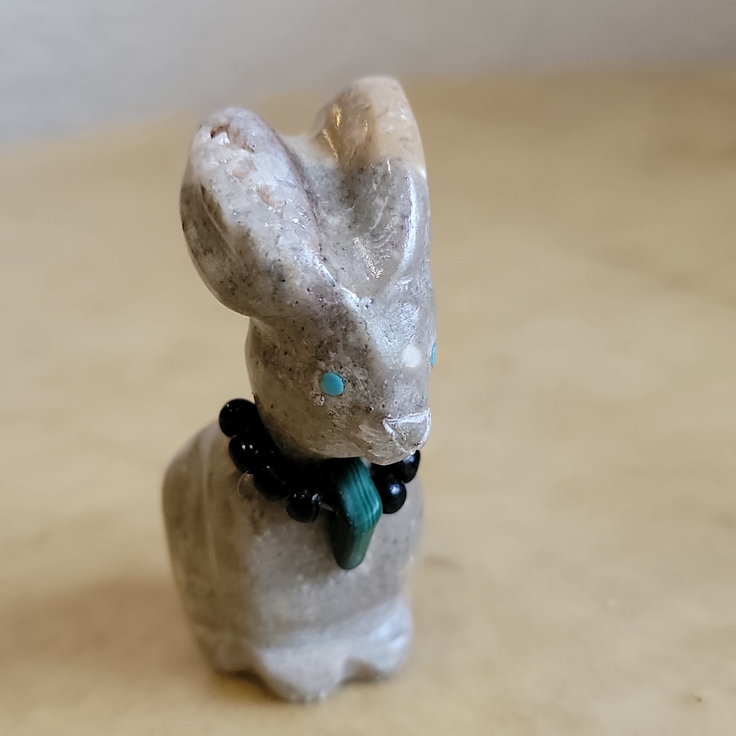 Andres Lementino Marble Bunny Rabbit Zuni Fetish