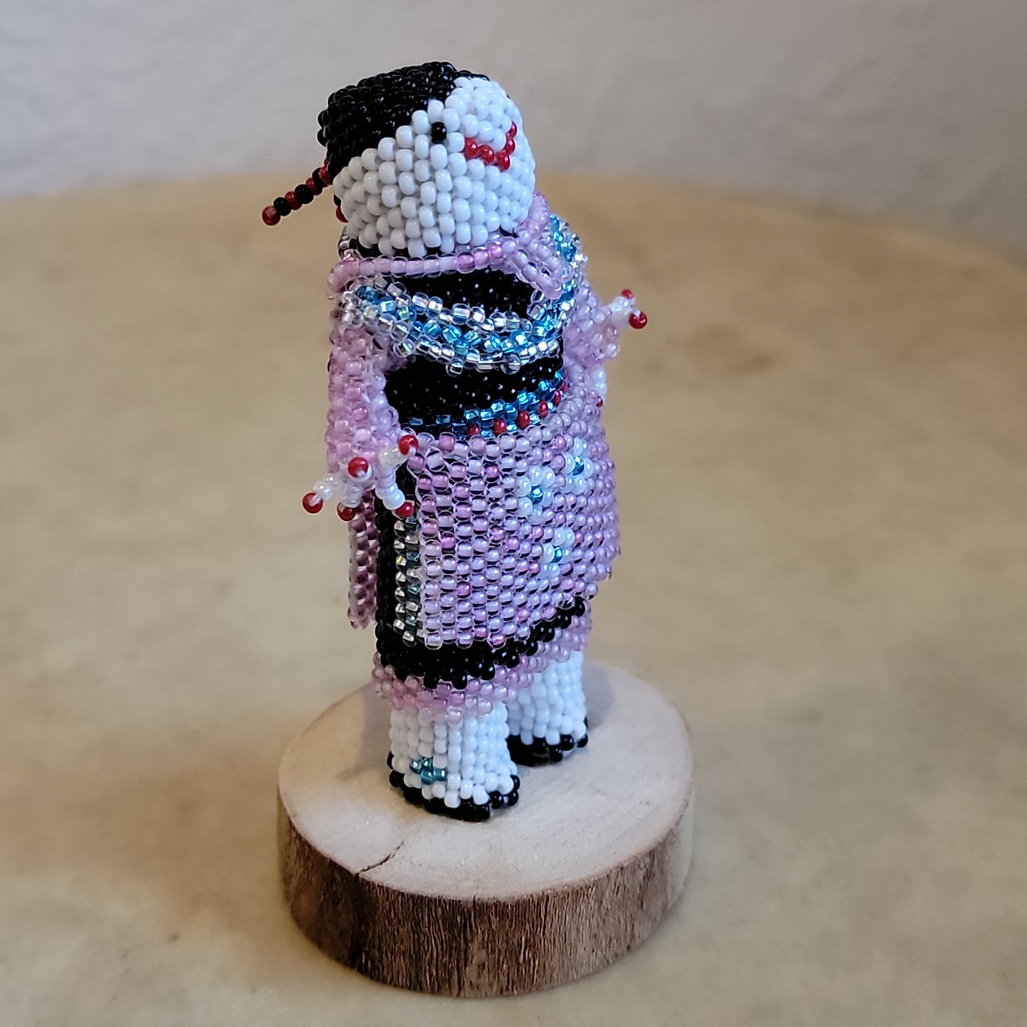 Jeanne Melikan  Pretty Zuni Beaded Maiden Indian Beadwork