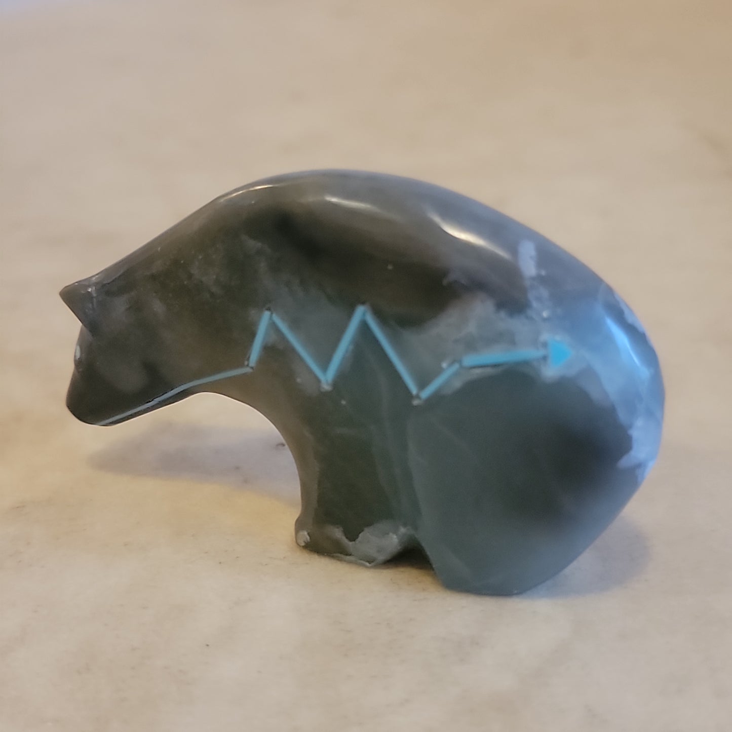 Spirit Stone Medicine Bear Zuni Fetish