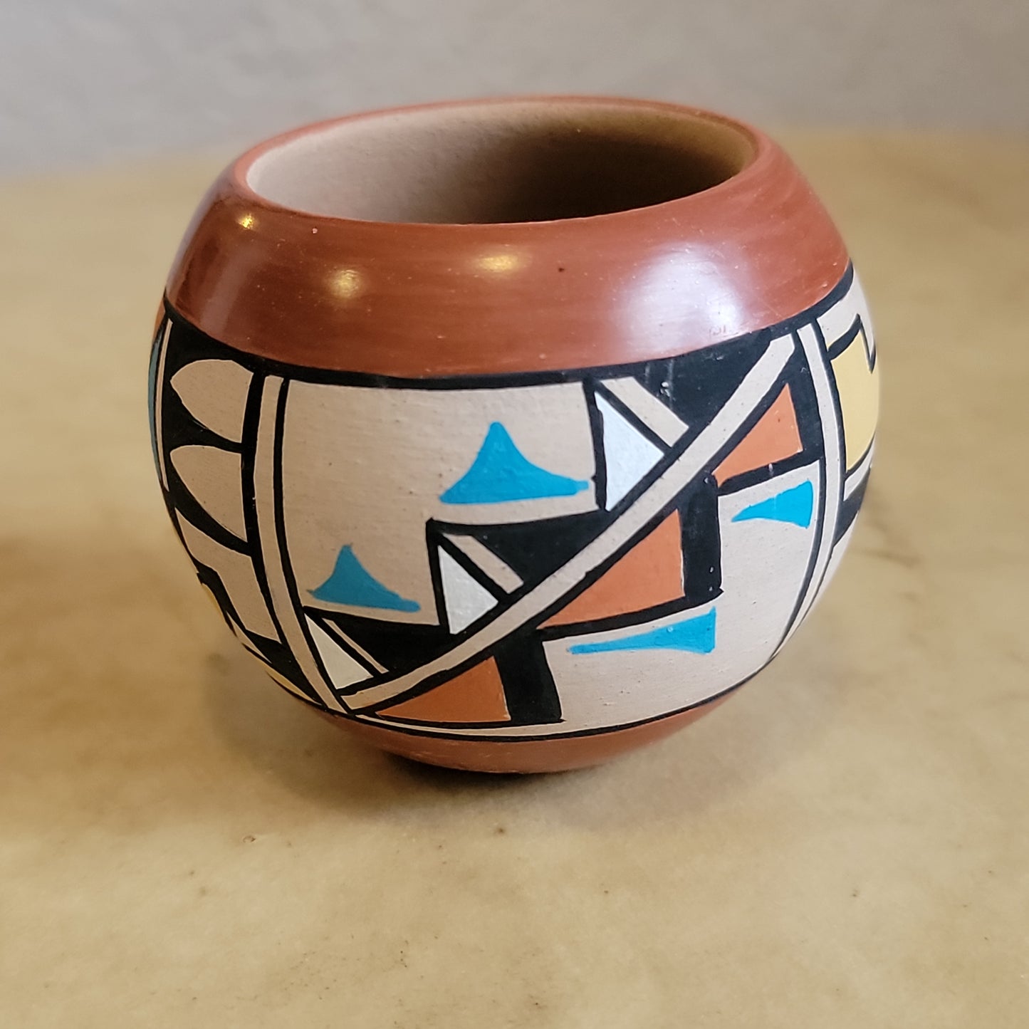 M Shendo Jemez Pueblo Polychrome Pueblo Pottery