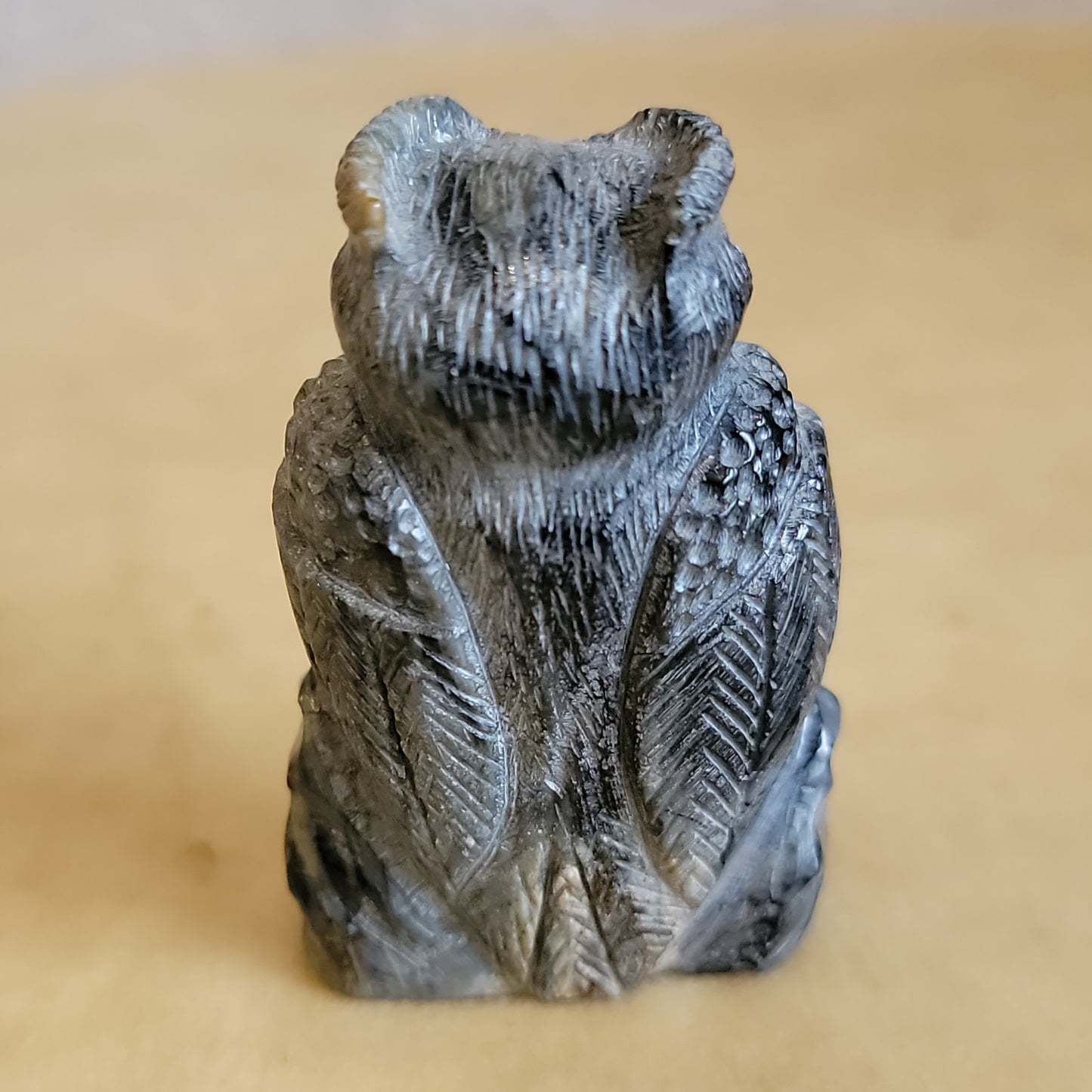 Mike Tucson Picasso Marble Great Horned Owl Zuni Fetish