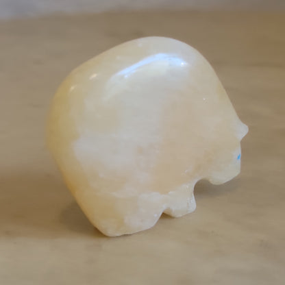 Calcite Medicine Bear Zuni Fetish