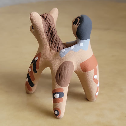 Felicia Fragua Jemez Pueblo Pottery Pony and Boy